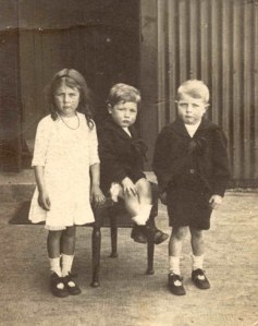 Mama and brothers, c.1921